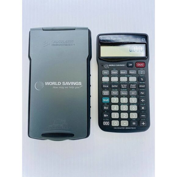 Calculated Industries 3415 Qualifier Plus IIIx Advanced Real Estate with Case - Picture 1 of 10